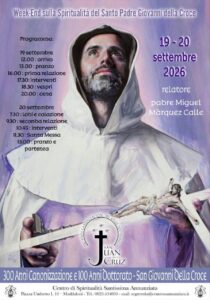 Week-end sulla Spiritualità del Santo Padre Giovanni della Croce